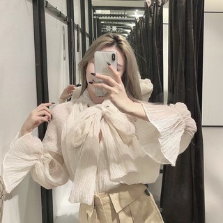 Áo sơ mi thắt nơ Quảng Châu L1