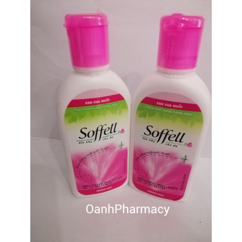 Kem chống muỗi Soffel hương hoa chai 60ml