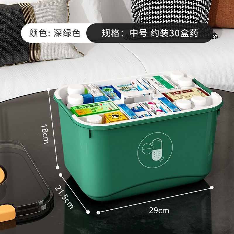 Hộp Đựng Thuốc Cỡ Lớn Nhiều Ngăn Tiện Dụng Cho Gia Đình