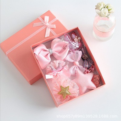 Set 10 Kẹp Tóc Công Chúa Xinh Xắn Cho Bé Gái