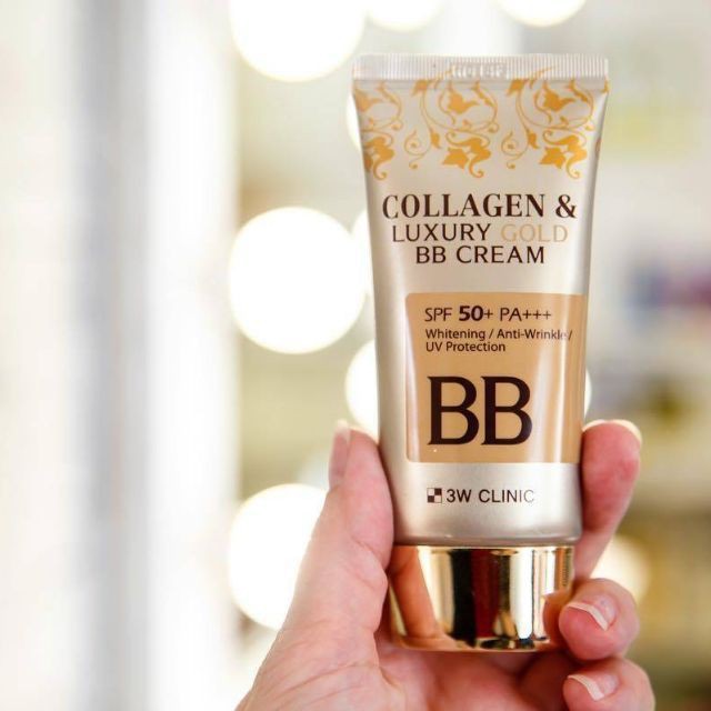 [Hàng Chuẩn Auth] Kem nền trang điểm 3 trong 1 che khuyết điểm - Kem nền chống nắng BB Cream Collagen 3W Clinic | BigBuy360 - bigbuy360.vn