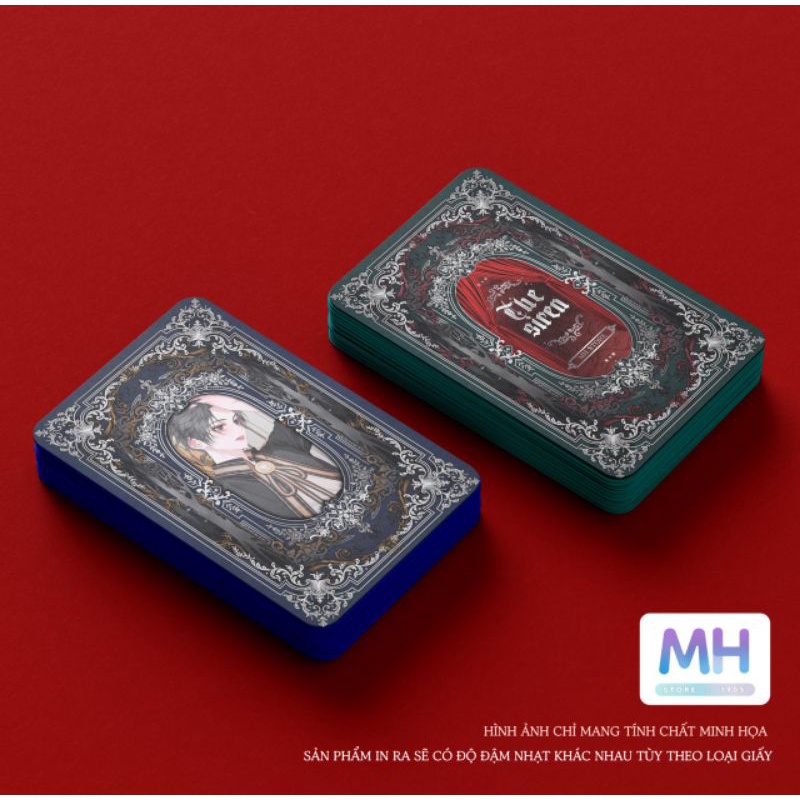 Post card thiết kế in hình nhân vật truyện tranh THE SIREN m1