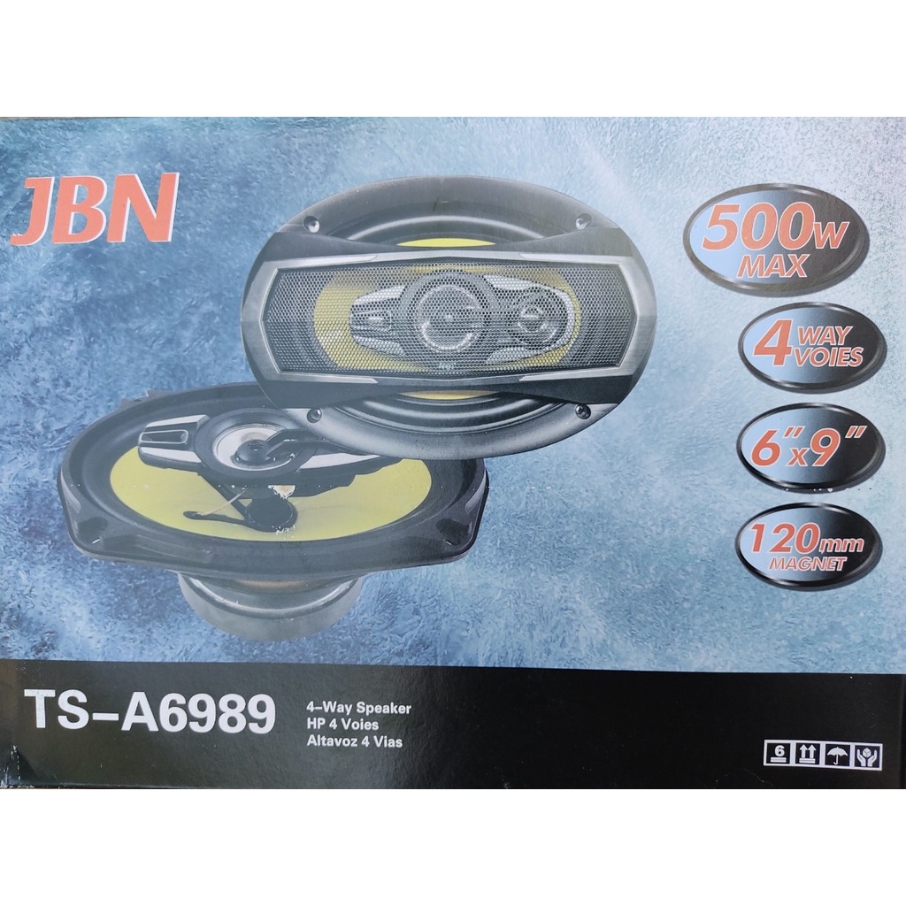 BỘ 02 CỦ LOA Ô TÔ JBN A6989 - HÀNG KHỦNG CHẤT LƯỢNG - LOA ĐỒNG TRỤC 500W