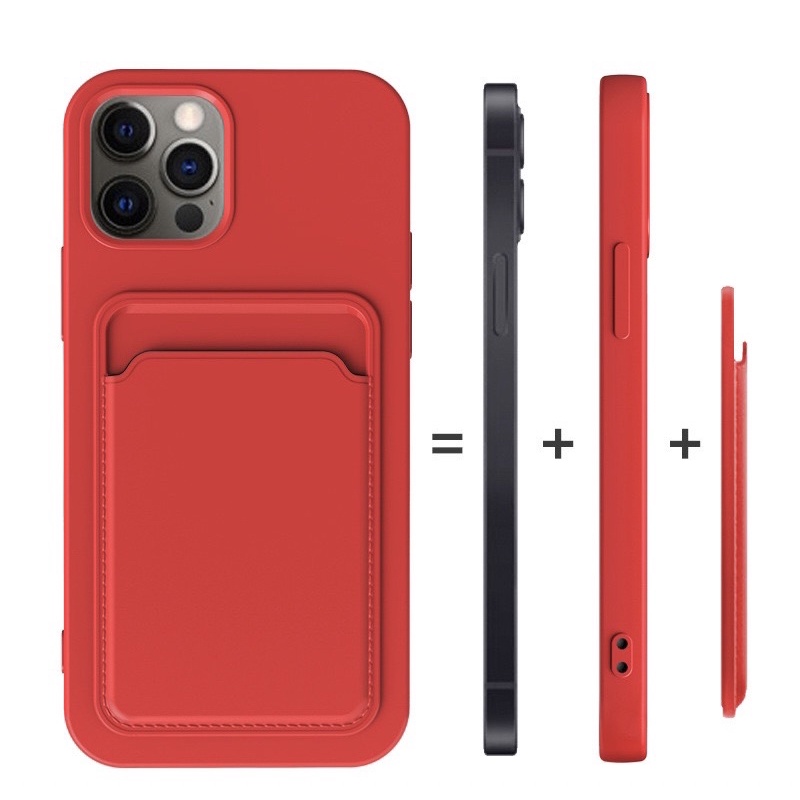 ốp có ngăn đựng chống bẩn i Phone