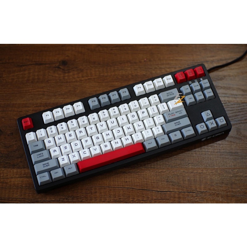 [Mã 157ELSALE hoàn 7% đơn 300K] Set KeyCap Thick Pbt Cherry Gameboy 8 Bit 114 phím