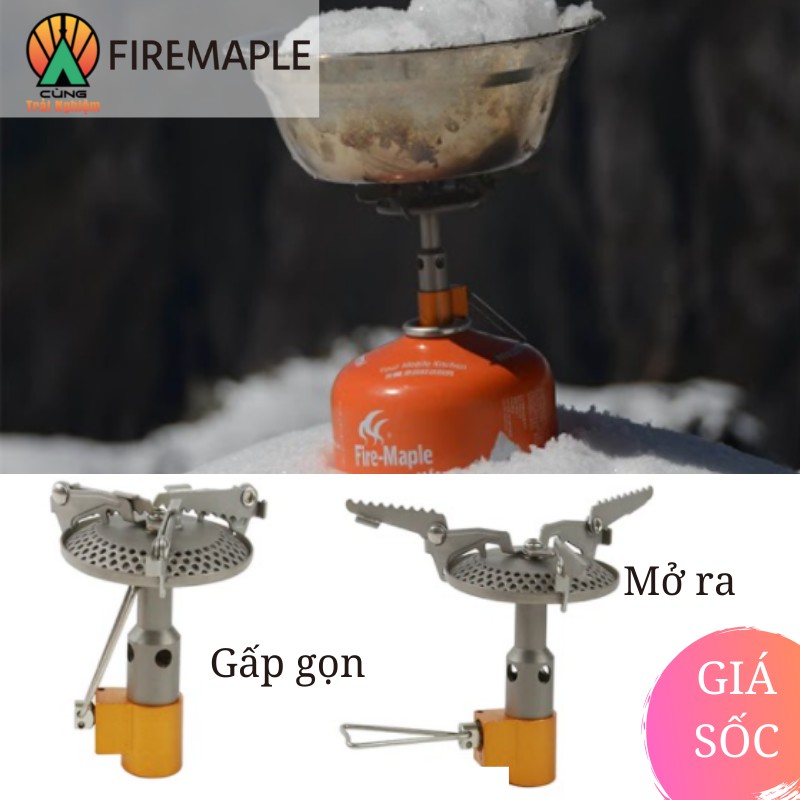 [CHÍNH HÃNG] Bếp Gas Mini Titan Fire-Maple FMS-116T Siêu Nhẹ Tiện Lợi Chuyên Dụng Cho Du Lịch, Dã Ngoại Cắm Trại