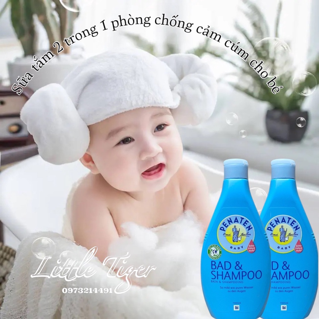 Sữa tắm gội chống cảm cho bé Penaten 400ml Đức Mẫu Mới