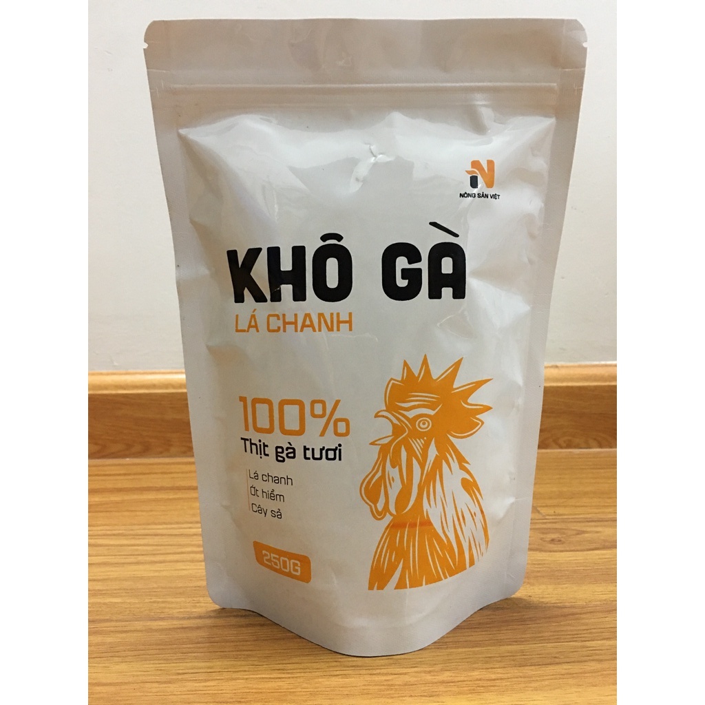 [Mã GROXUAN1 giảm 8% đơn 150K] Khô gà lá chanh - nông sản việt hàng mới