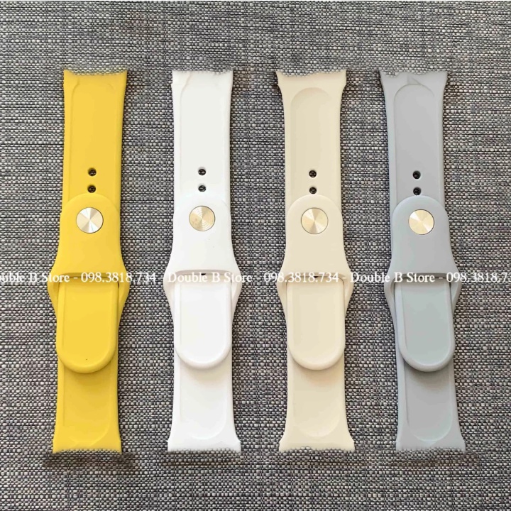 Dây ap watch chất liệu silicone mềm mịn chống bám bẩn vân tay