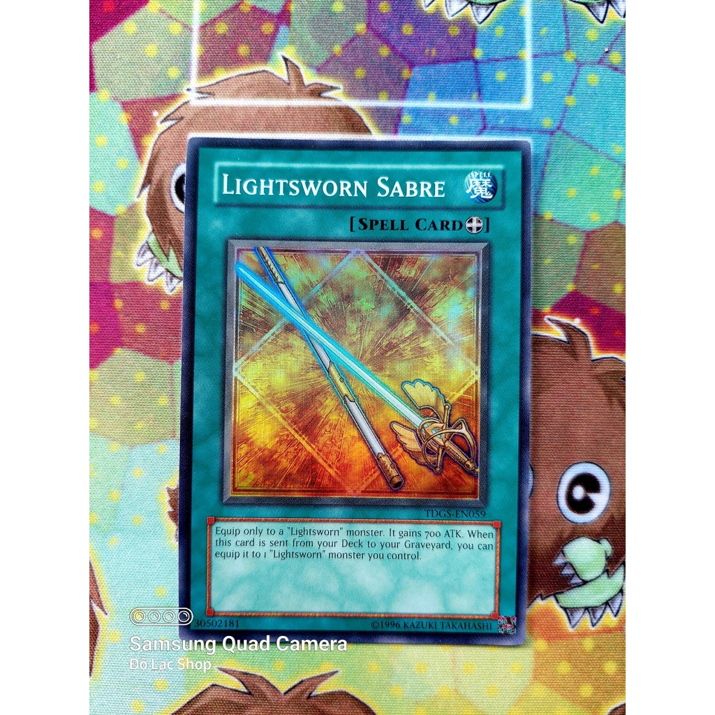 Thẻ Bài Yugioh Mint90 Spell Lightsworn Sabre - TDGS-EN059 - Super