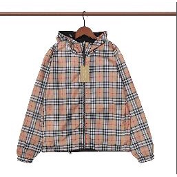 Áo Khoác cotton In Họa Tiết Burberry Thời Trang