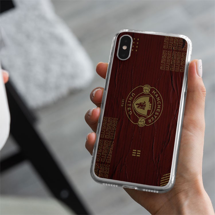 Ốp lưng logo Manchester United đẹp tuyệt vời cho Iphone 5 6 7 8 Plus 11 12 Pro Max X Xr FOO20210248