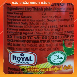 Cá mòi 3 cô gái - Cá nục sốt cà 155g