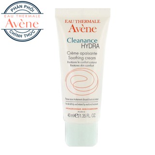 Kem Giữ Ẩm Làm Dịu Da Avene Cleanance Hydra Soothing Cream 40ml