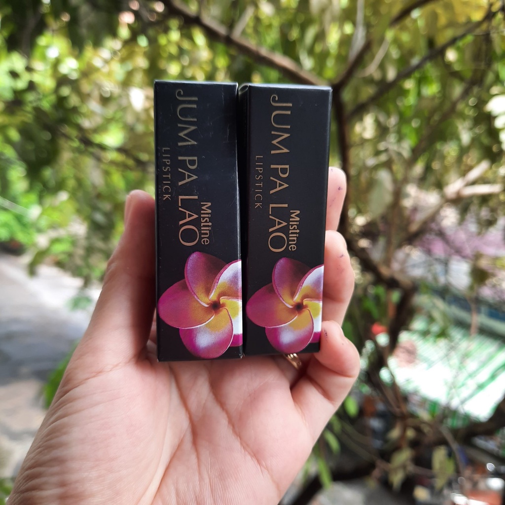 Son lì mềm môi Mistine Jum Pa Lao Lipstick Thái Lan - Màu hồng cánh sen