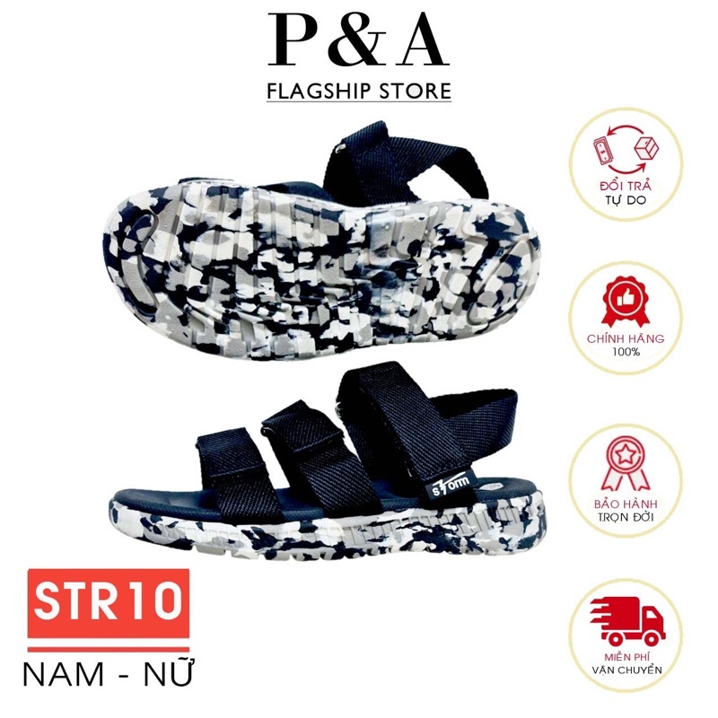 GIÀY SANDAL NAM/ NỮ ST-R10 SIÊU NHẸ SIÊU ÊM MAU KHÔ