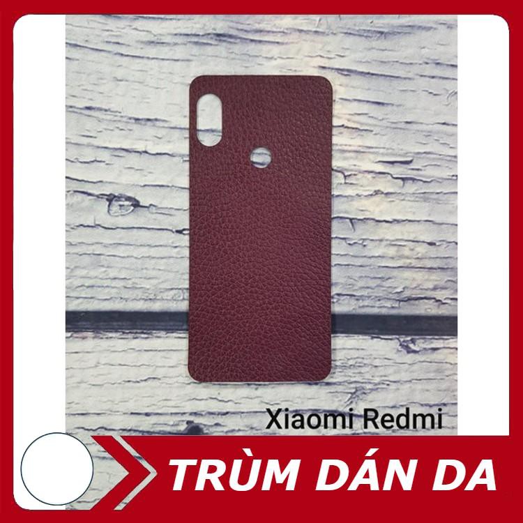 [DÁN DA] Miếng dán da Xiaomi Redmi note 5 - Da vân hạt