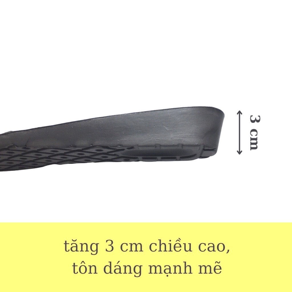 Cặp lót giày tăng chiều cao Inichi I1086 tăng 3cm loại tốt