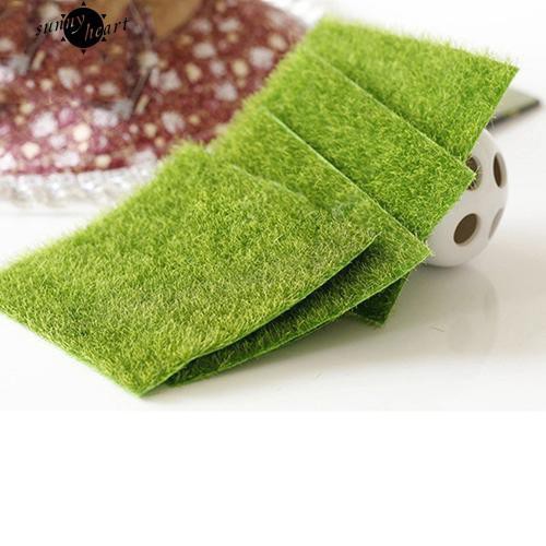 Set 4 thảm cỏ giả trang trí nhà búp bê
