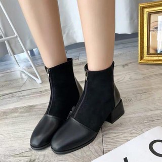 Bốt nữ, bốt cổ lưng kéo khoá đế 5p hàng Quảng Châu