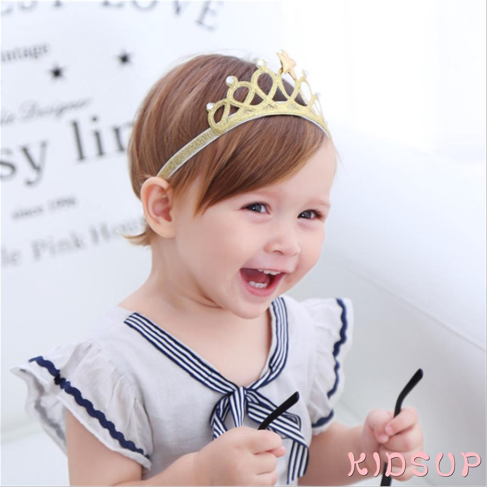 Băng đô hình vương miện công chúa dành cho bé gái