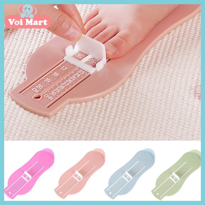 ⚡HOT⚡Thước Đo Chiều Dài Bàn Chân Cho Bé 3 Màu Siêu Xinh
