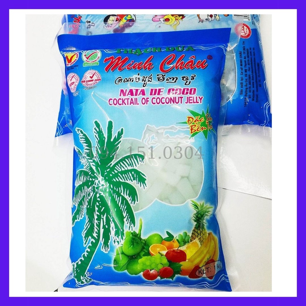Thạch dừa/thạch dừa minh châu/Đặc sản Bến Tre gói 1kg
