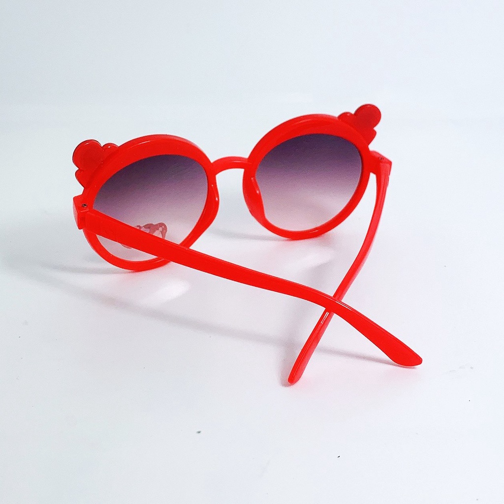 Kính mát trẻ em form ôm mặt Jun Secret tròng đính hoa dễ thương dành cho bé trai và bé gái từ 1 tới 5 tuổi JS202207