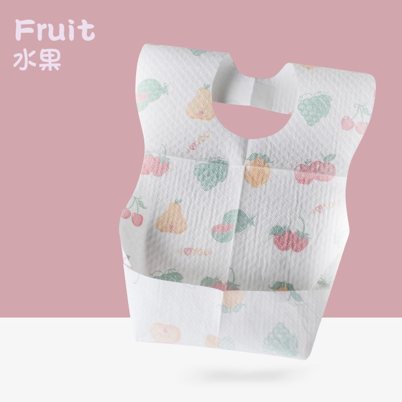 Sét 10 yếm giấy dùng 1 lần cho bé