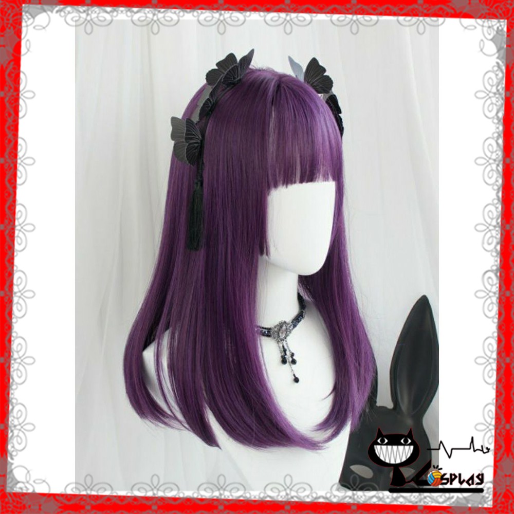[Sẵn] Wig teen/lolita/cosplay M36 (tóc giả nguyên đầu thẳng ngang ngực) tại Miu Cosplay