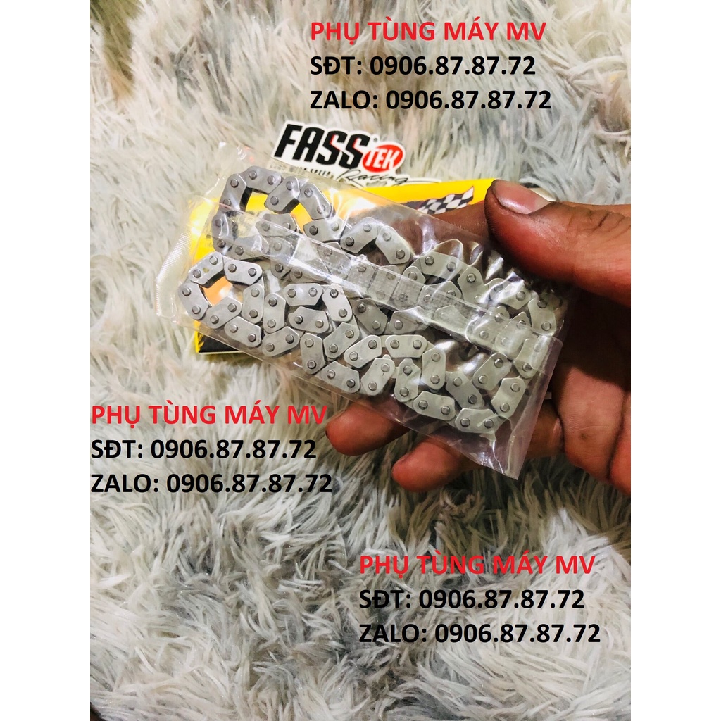 Sên cam FASSTek V2 đủ size 96/97/98/99/100/101/102/103/104/120/122/124L dành cho xe EX135/150/Winner. Yêu Thích ❤️❤️❤️