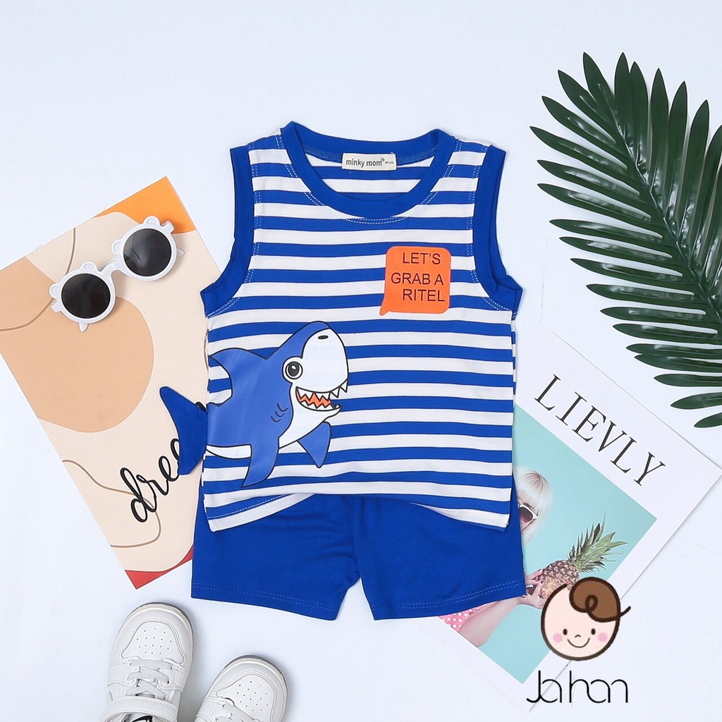 ( Loại 1) Bộ ba lỗ cho bé trai và gái
