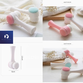 Bàn Chải Rửa Mặt 2 Đầu Silicone