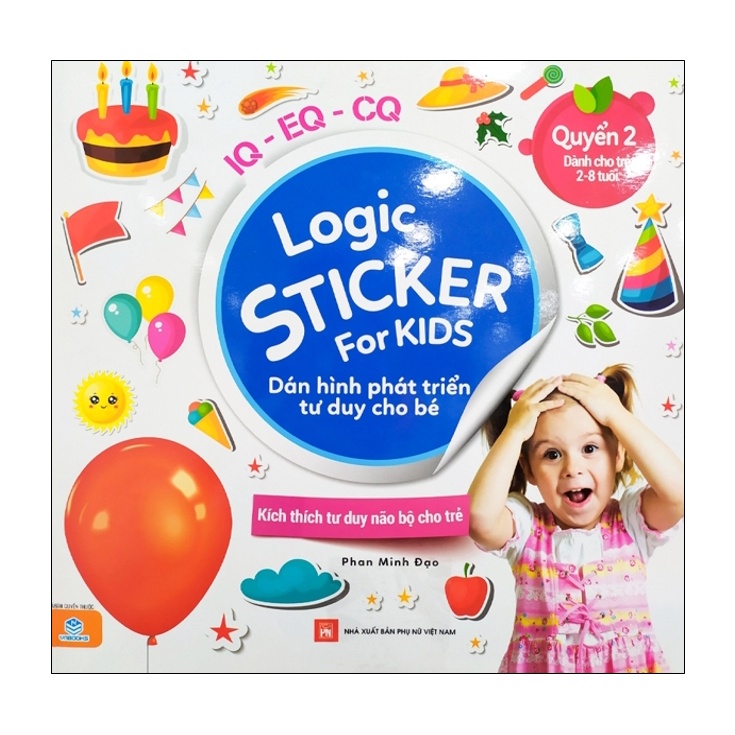 Sách - Logic Sticker for kids - Dán hình phát triển tư duy cho bé - Quyển 2