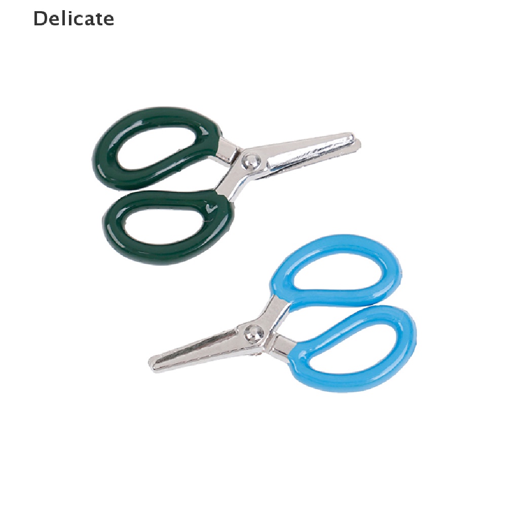 Kéo kim loại mini tỉ lệ 1: 12 xinh xắn trang trí nhà búp bê