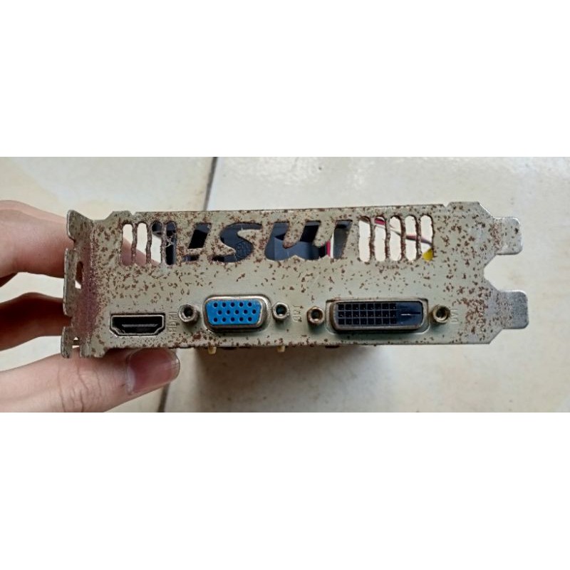gtx 650ti MSI 1GB ddr5 cũ mod fan ăn nguồn 6 pin