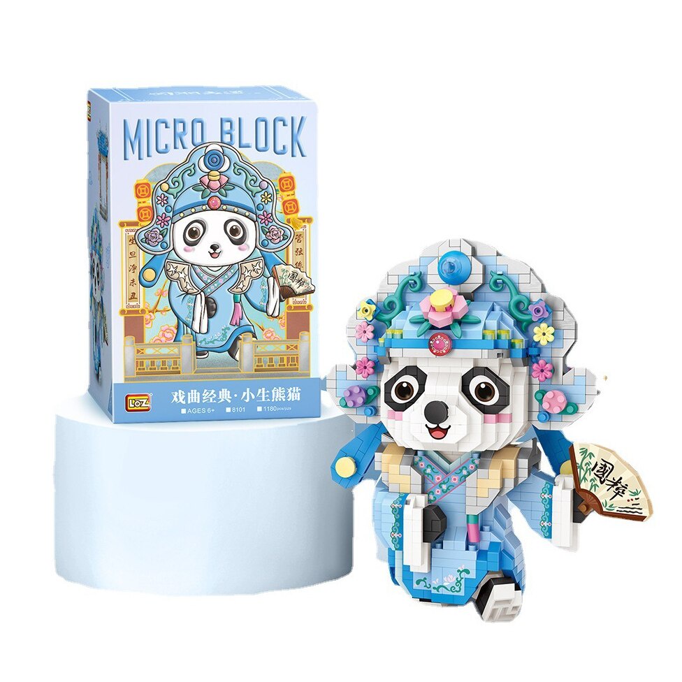Loz Mini Khối Opera Gấu Trúc Hoạt Hình Hình Gạch Cho Bé Gái Búp Bê Dễ Thương Đồ Chơi Trẻ Em Trẻ Em Vui Vẻ Hiện Tại 9265