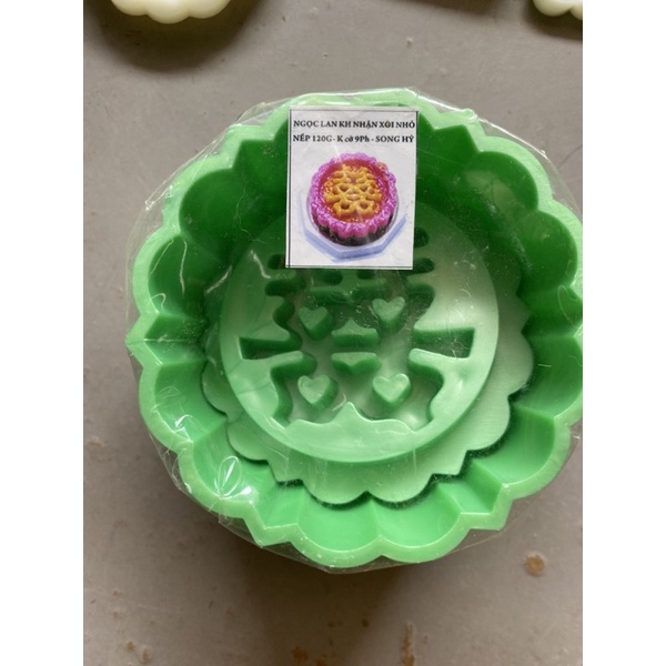 Khuôn làm bánh trung thu 100g, 120g, 125g và 125g