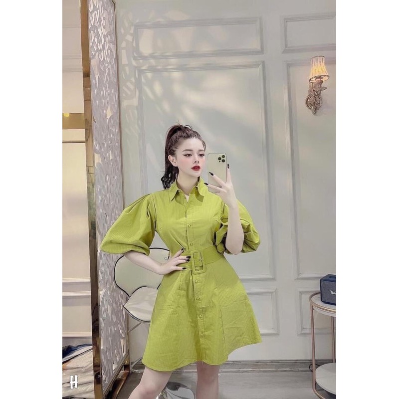 Váy cốm xanh