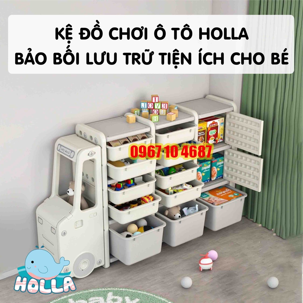 Kệ đồ chơi ô tô HOLLA/ BABYPODS, Kệ đồ chơi tuần lộc HOLLA hàng cao cấp