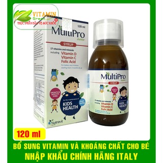 MULTIPRO junior BỔ SUNG VITAMIN VÀ KHOÁNG CHẤT CHO BÉ (120ML) | NHẬP KHẨU CHÍNH HÃNG TỪ CHÂU ÂU