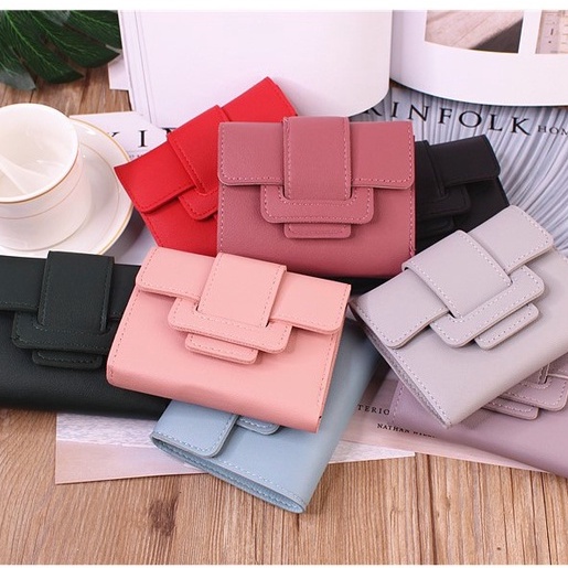 Ví nữ mini nắp gài