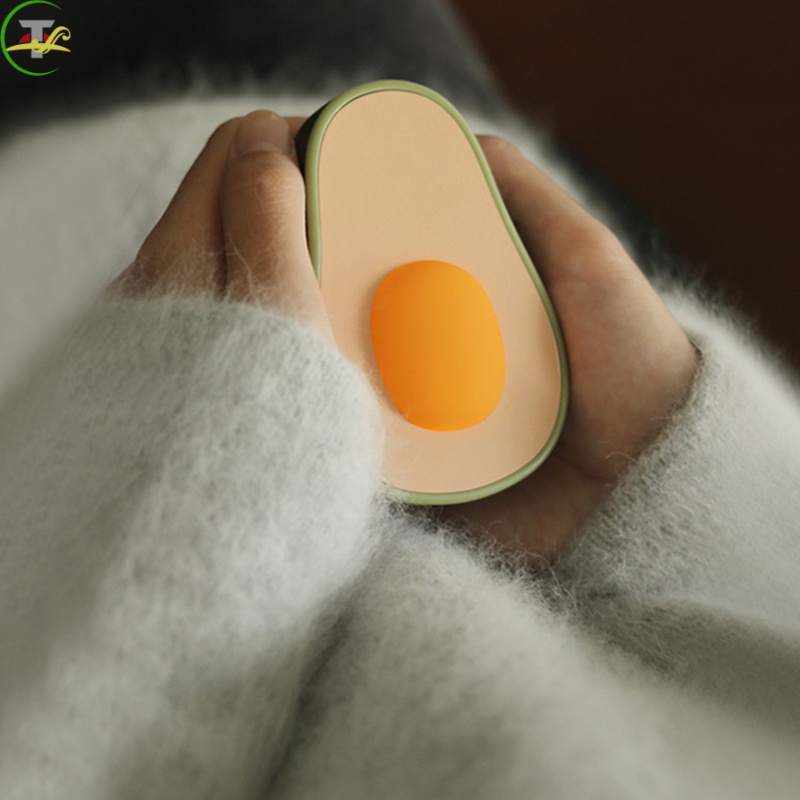 Máy Sưởi Ấm Tay Chạy Điện Sạc Usb Hình Quả Bơ Sáng Tạo Dành Cho Trẻ Em / Người Lớn