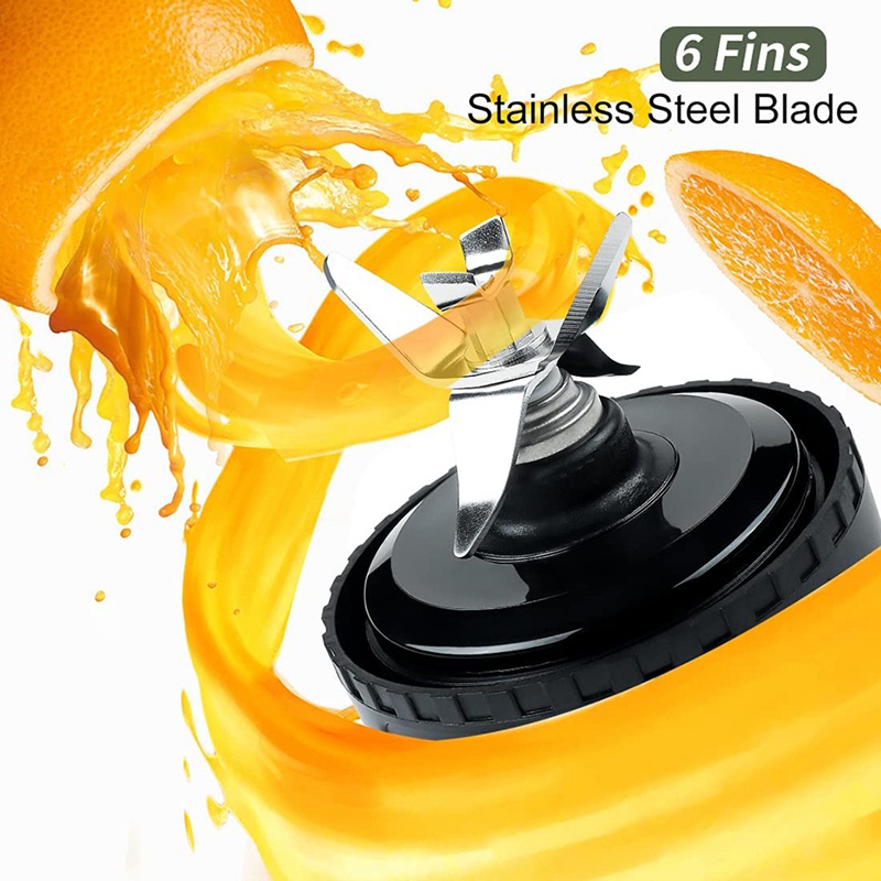 Bộ 6 Lưỡi Dao Thay Thế Cho Máy Xay Nutri Ninja BL770 BL780 BL660 16 Oz