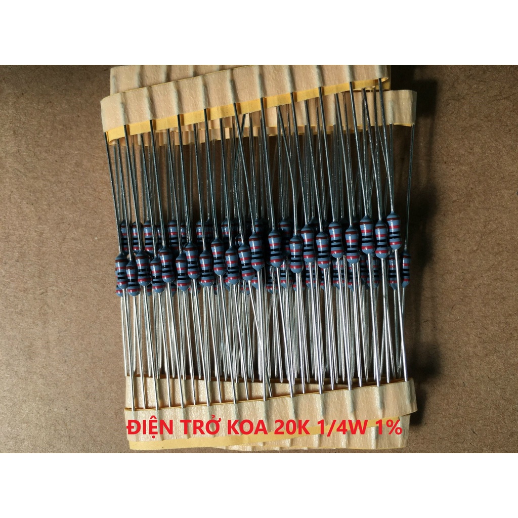 15 con điện trở Koa 20K 1/4w 5%