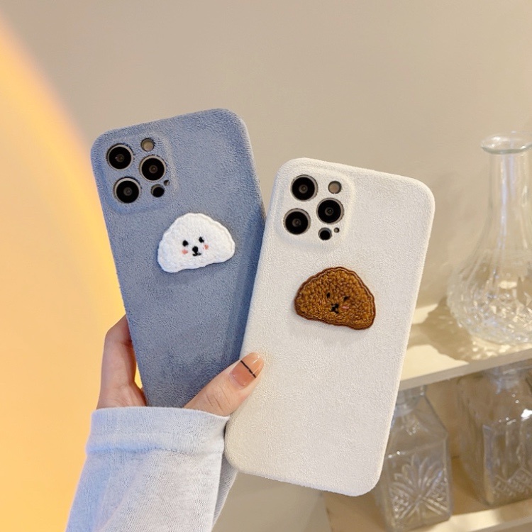 Ốp Điện Thoại Silicon Tpu Mềm Thêu Hình Cho iPhone 14 13 12 11 Pro XS Max XR