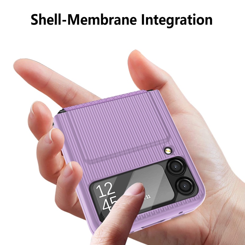 Ốp điện thoại HOCE họa tiết hành lý cho Samsung Galaxy Z Flip 3 ZFlip4 5G Z Flip 3