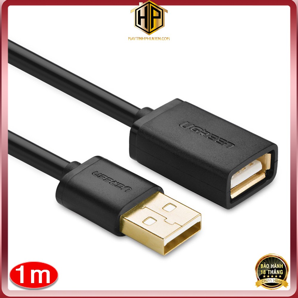 Ugreen 10314 - Dây cáp USB nối dài 1M chuẩn USB 2.0 chính hãng