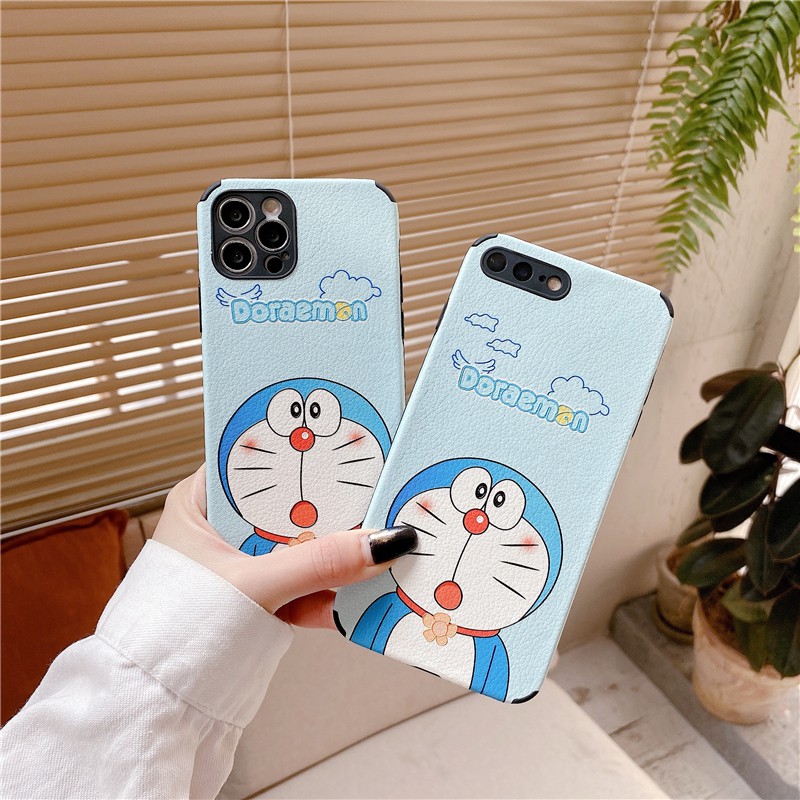 Ốp điện thoại silicon hình Doraemon cho iPhone 12 Pro Max 12 Mini 11 Pro Max Xs Max Xr 6 6S 7 8 Plus Redmi 8 NOTE 8 Pro NOTE 7 NOTE 9