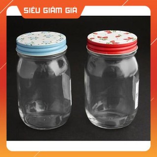 Hộp thủy tinh nắp kim loại 450ml